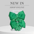 Playful Green Polka Pop Bows