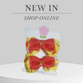 Red & Yellow School Spirit Bows!