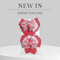 Triple Layer Red & Lace Pearl Bows!